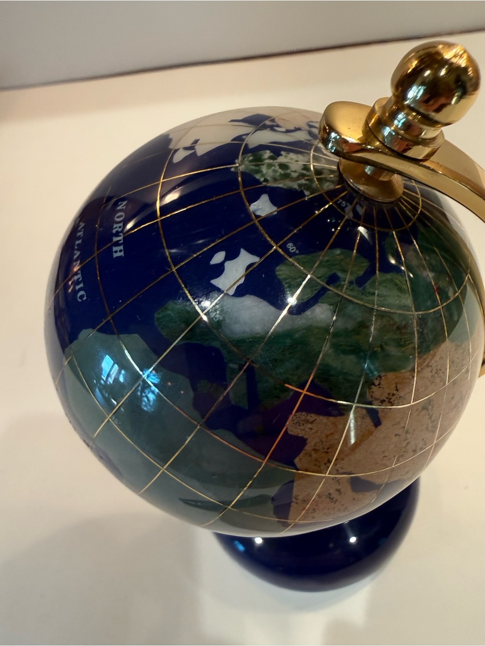 Blue Lapis 6.5" Decorative Globe - Picture 4 of 5